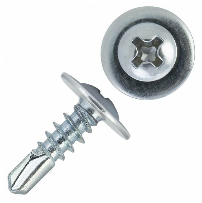 Саморез c п/ш 5,5x25 оц. металл сверло (кг)